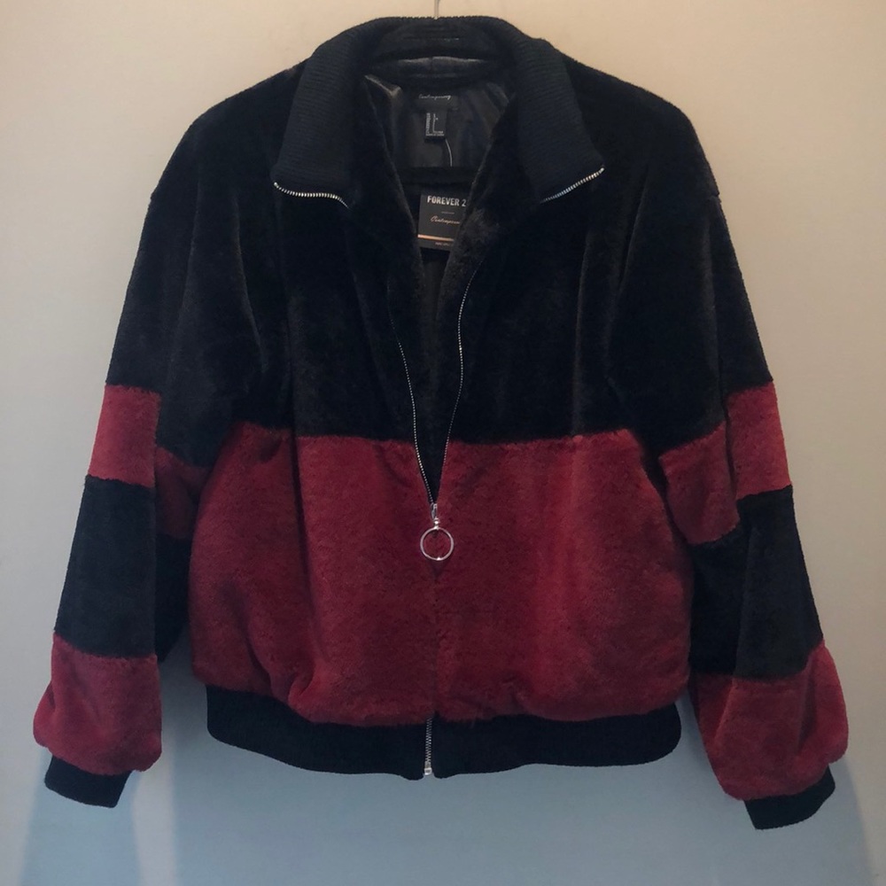 Forever 21 Faux Fur Bomber Jacket
